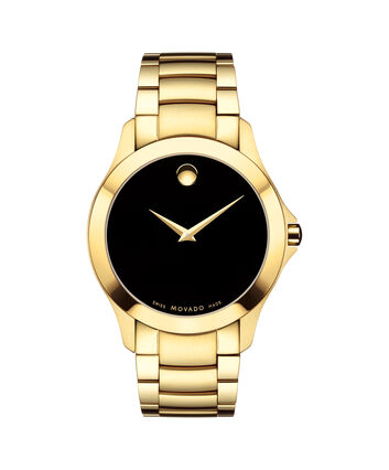 Movado | Masino Men's Black PVD-finished Stainless Steel Watch With ...