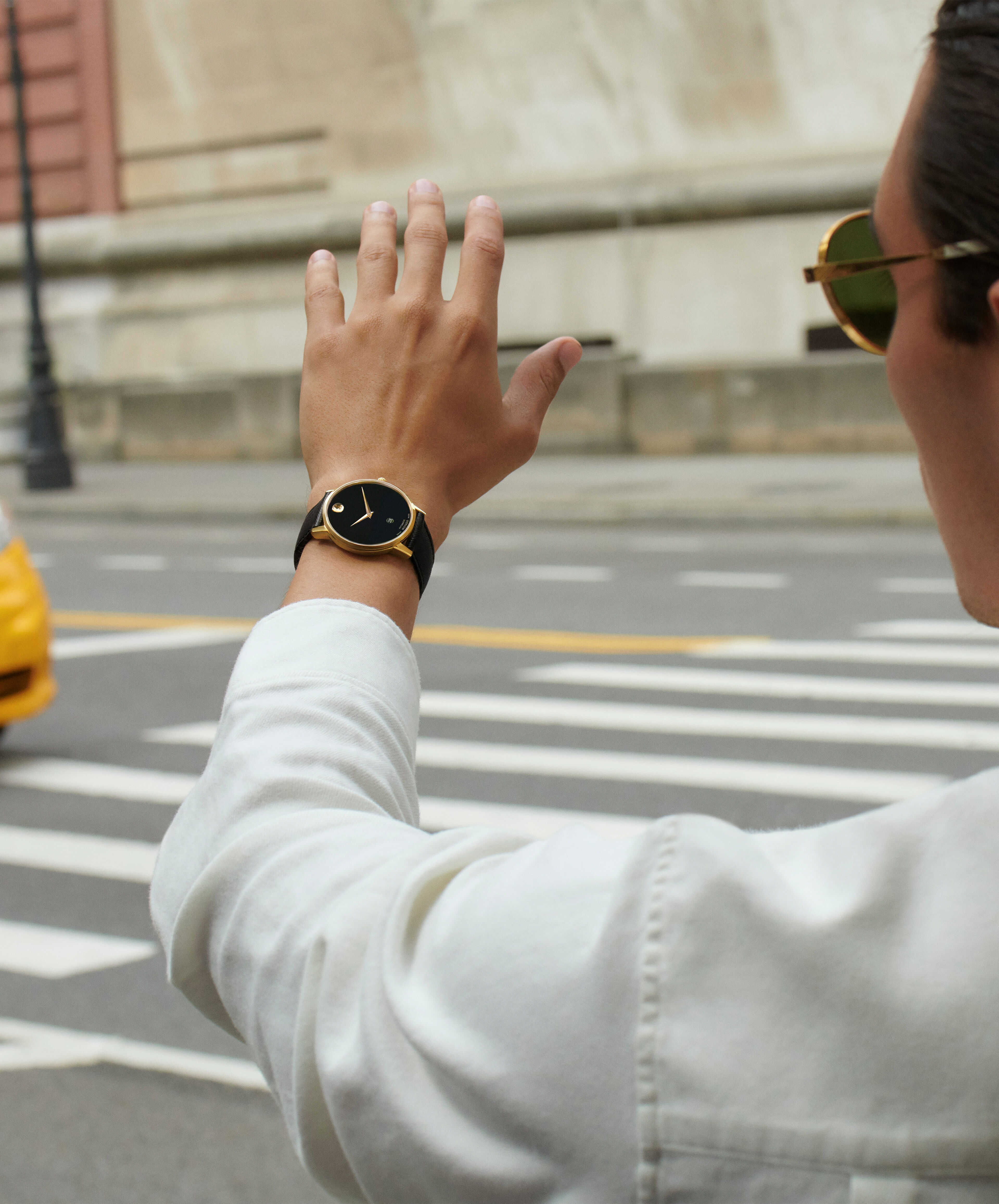 Movado | Museum Classic Women's Stainless Steel Watch With Black Strap