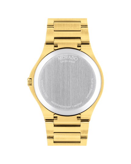 gold with and bracelet | Movado grey dial SE watch