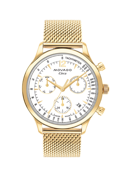 Shop Men's Gold Watches | Free Shipping Worldwide | Movado