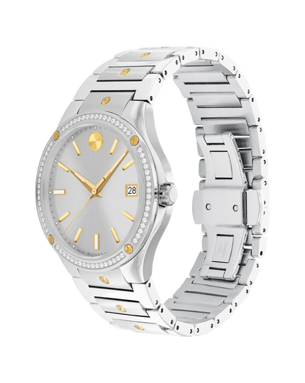Movado | watch and bracelet dial with SE silver