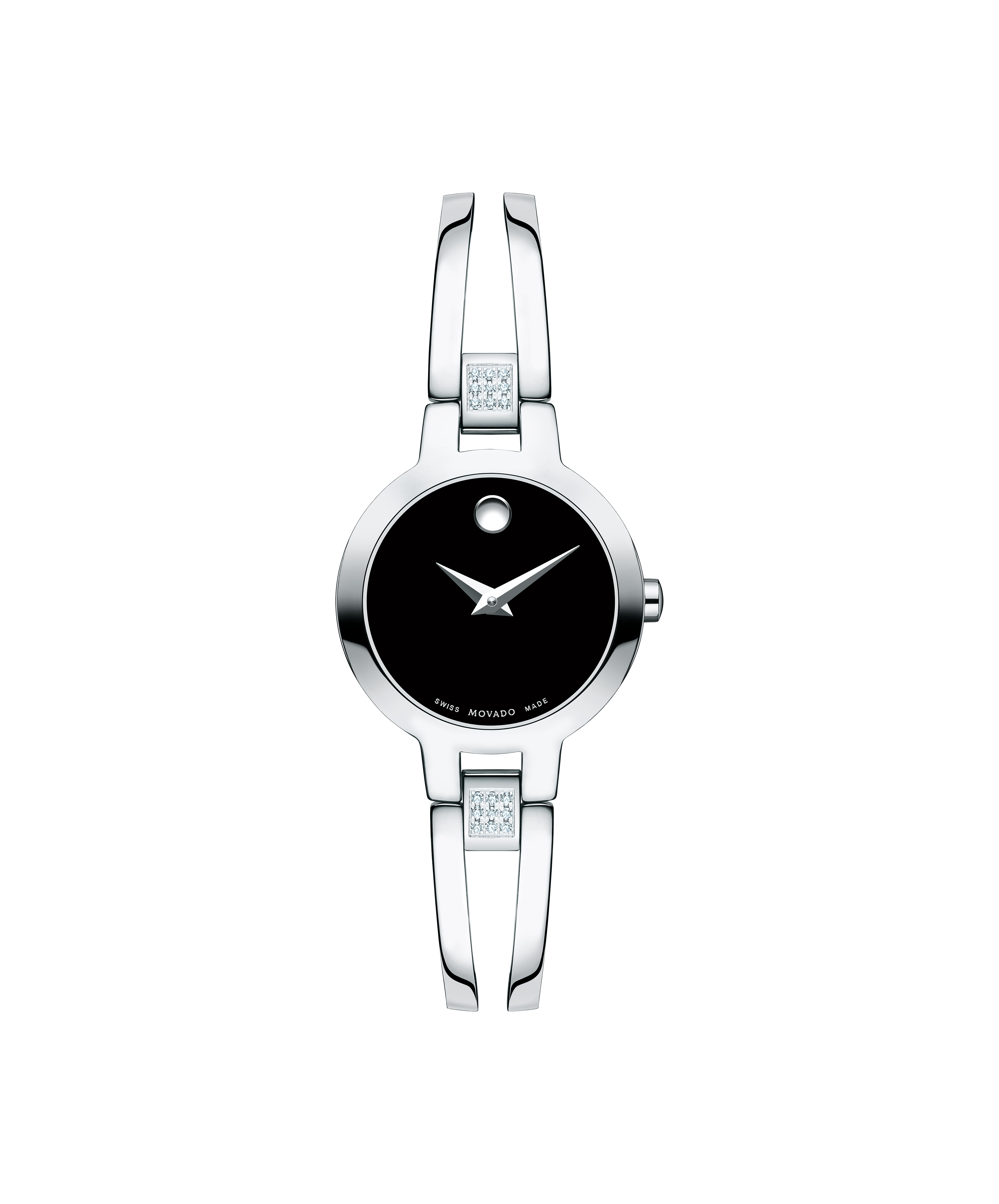 diamond movado watch women's