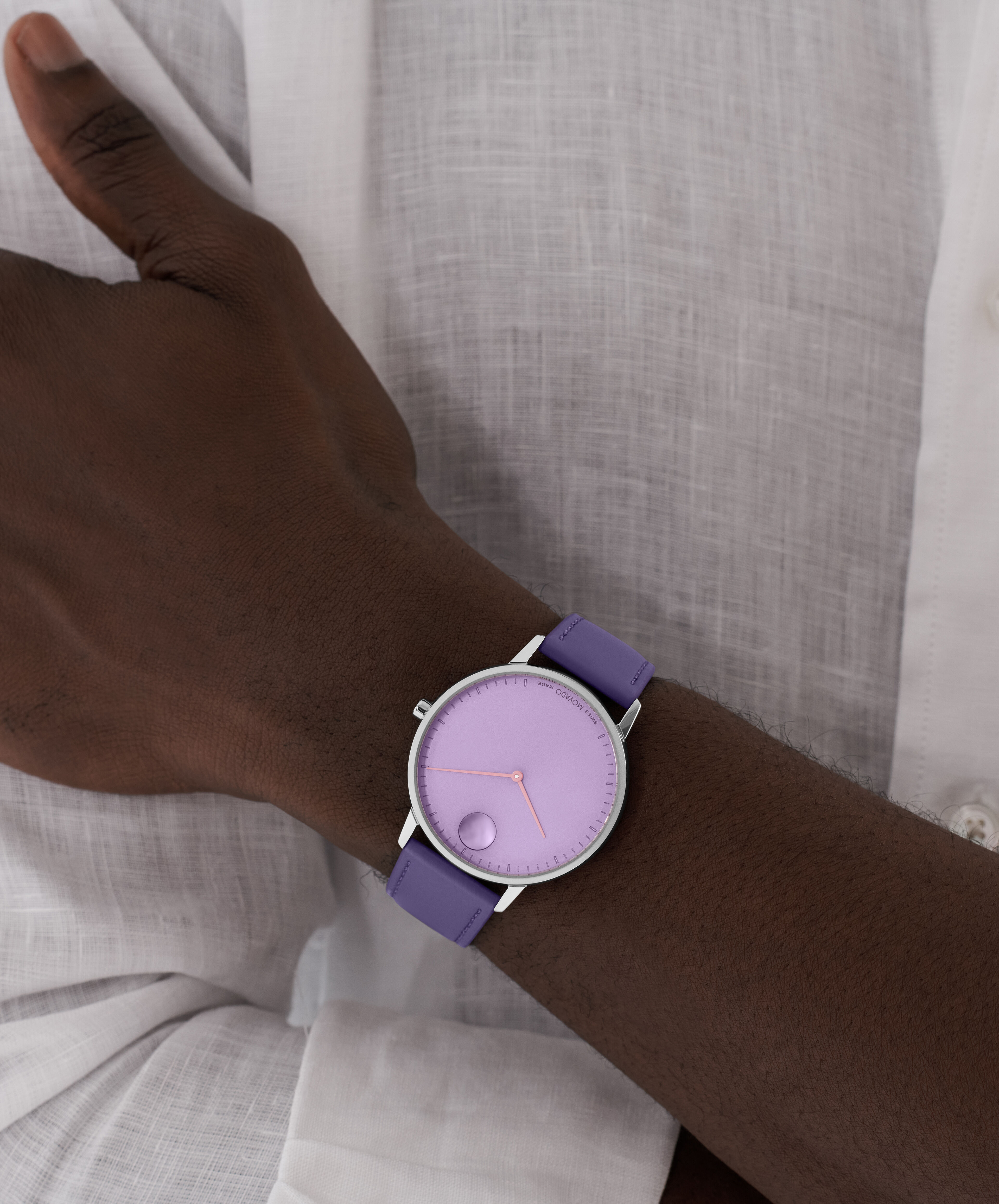 Movado discount purple watch