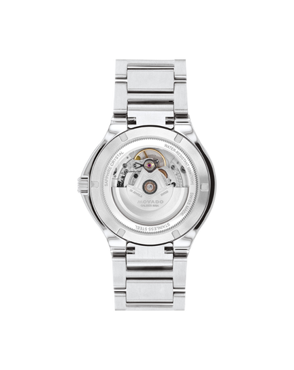 Movado | SE Automatic watch dial silver and bracelet gold with