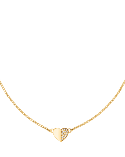 Chained to My Heart Earring Petite (Single) in 14K Yellow Gold, Small | Catbird