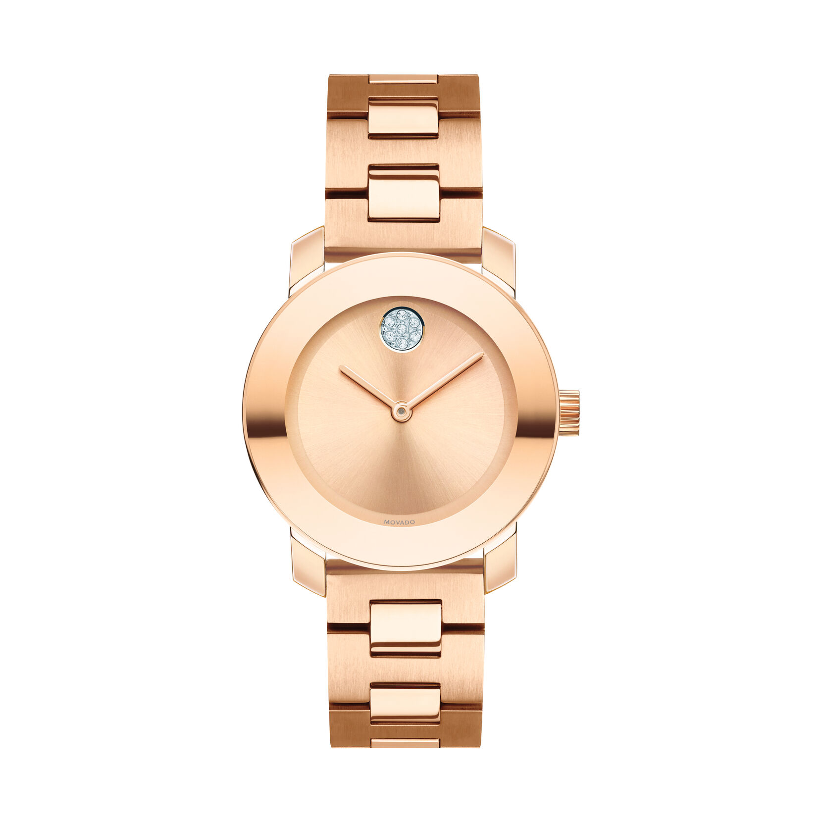Movado | Movado Bold Rose Gold Plated Stainless Steel Bracelet Watch
