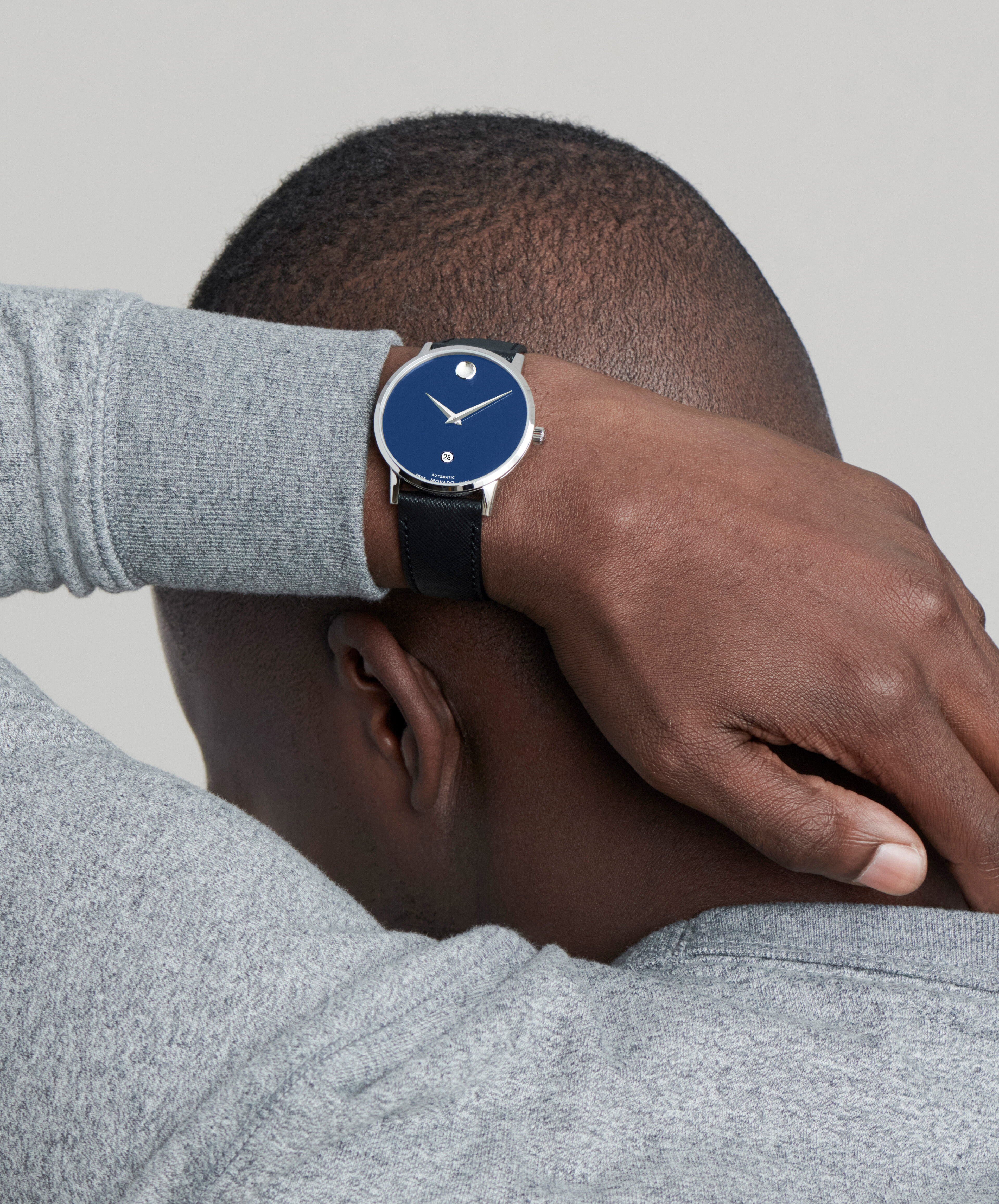 Movado museum sales blue face