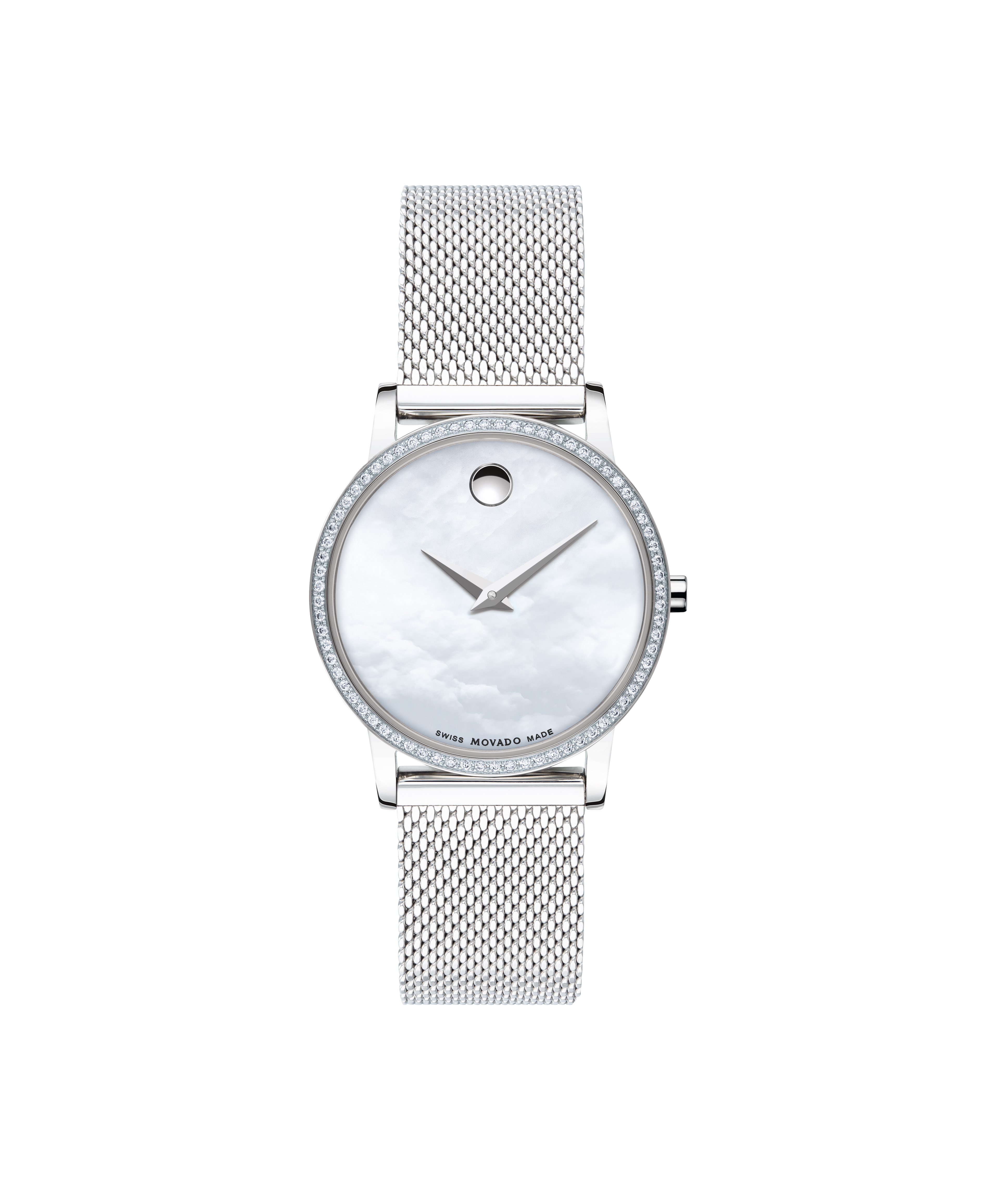 movado diamond face watch