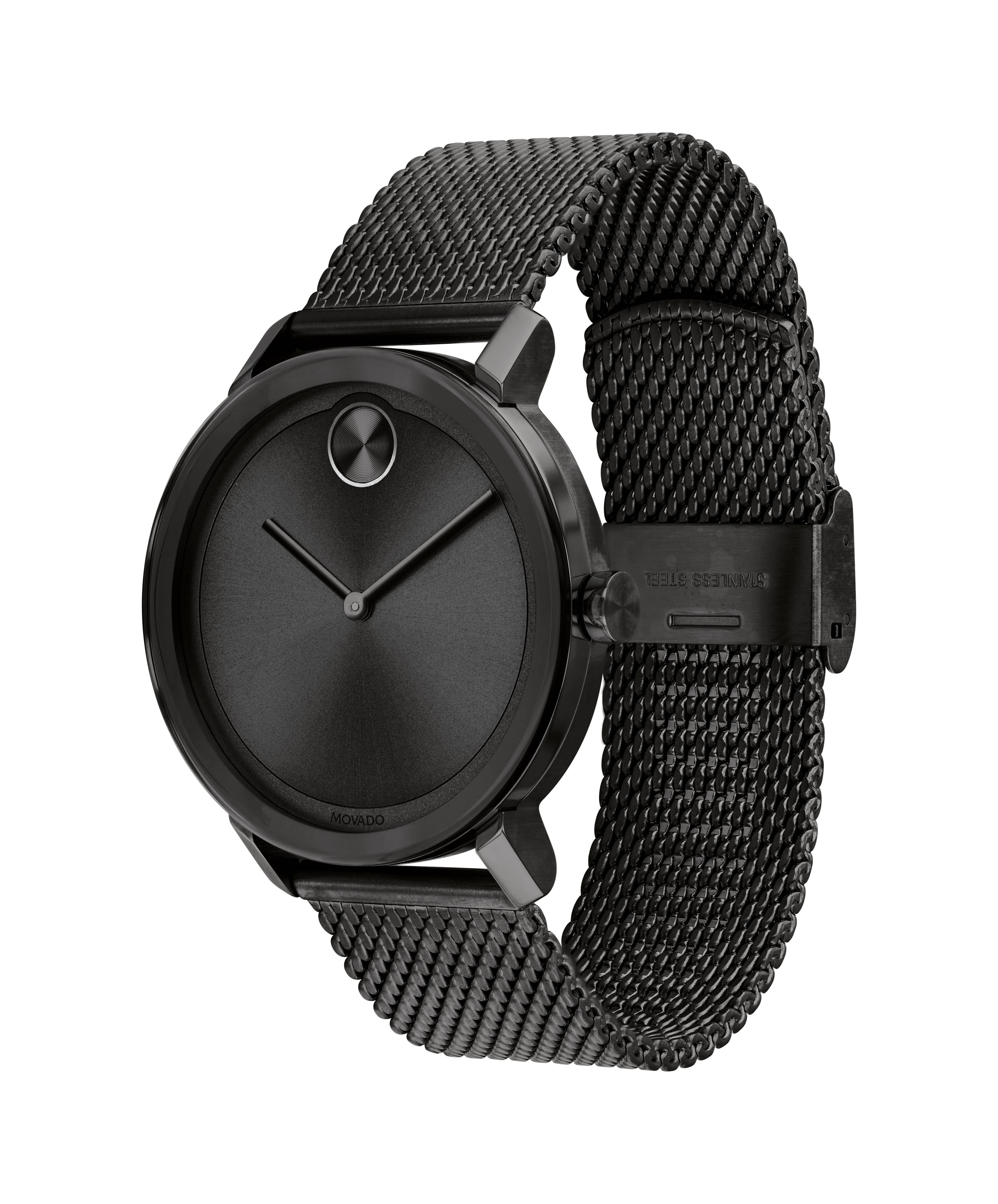 Replica Panerai Watchband Black Leather