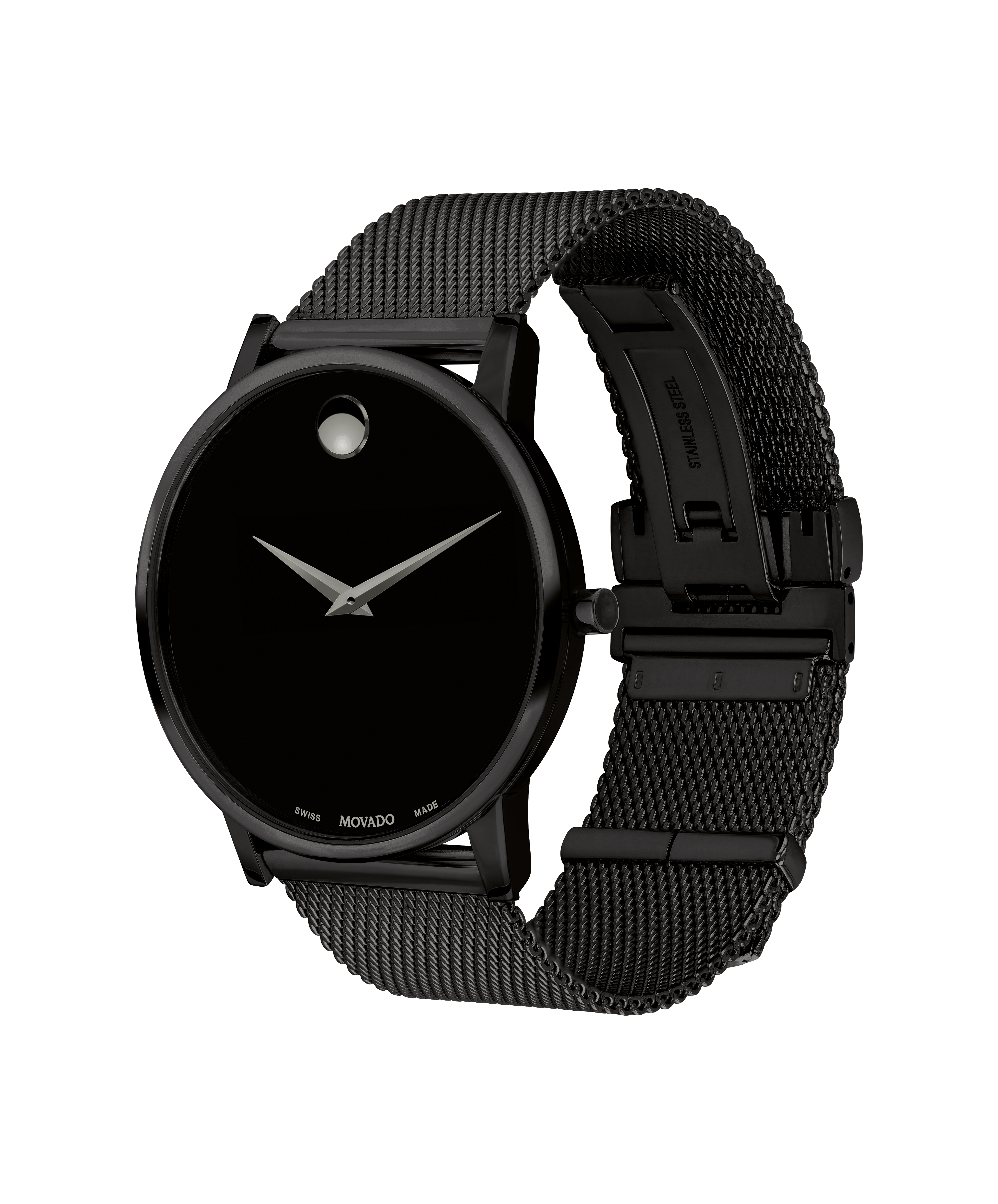 Buy Online Movado Men Round Black Watches | 3600471 | at Best Price |  Helios Store