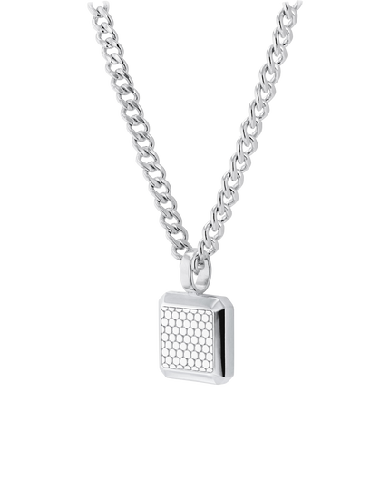 Movado |Men's silver pendant on chain