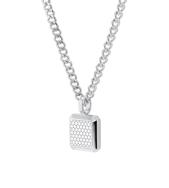 Movado |Men's silver pendant on chain