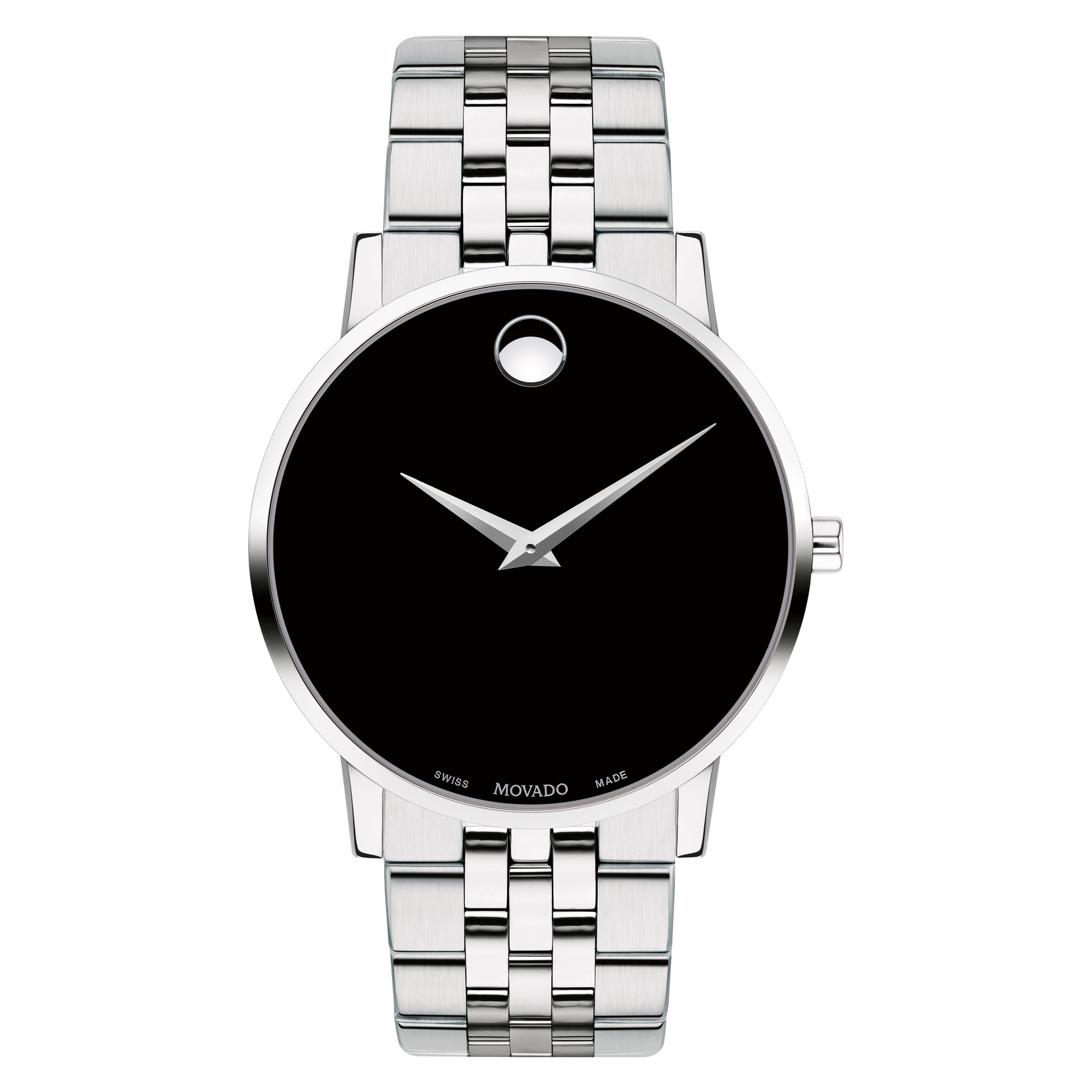 Movado | Museum Classic Dial Watch Bracelet With Stainless Black Men\'s Steel