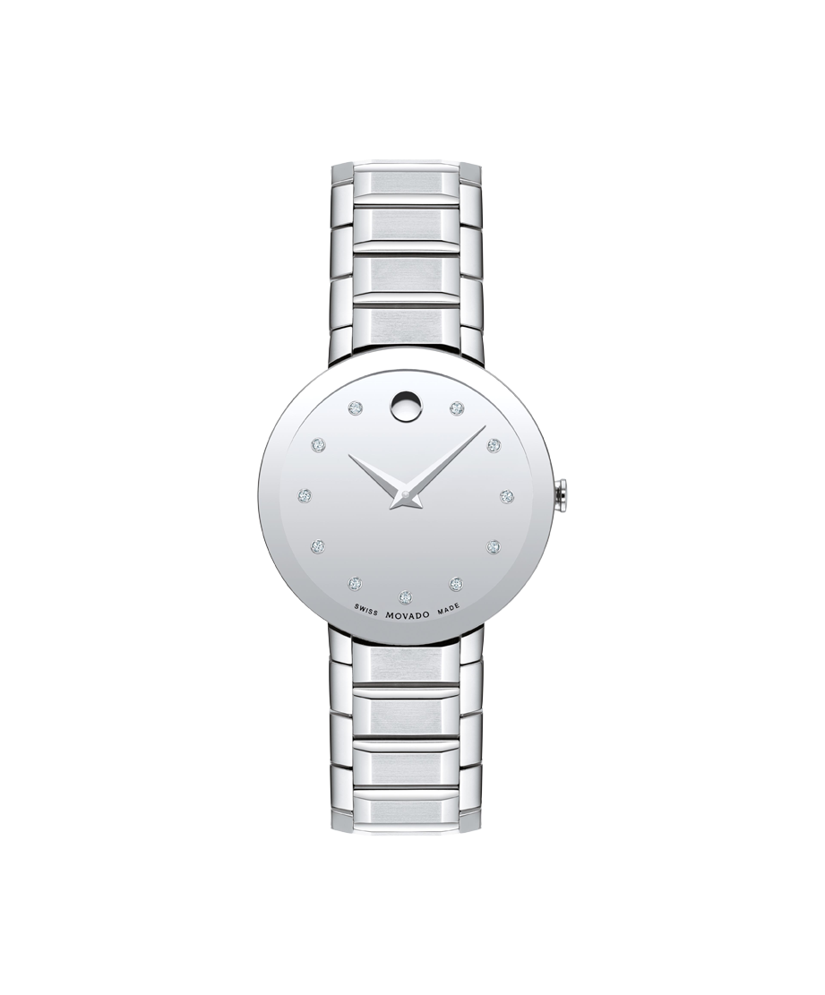 Movado Men's Jumbo Ceramic Mirror Special Edition Wristwatch - $3.5K A