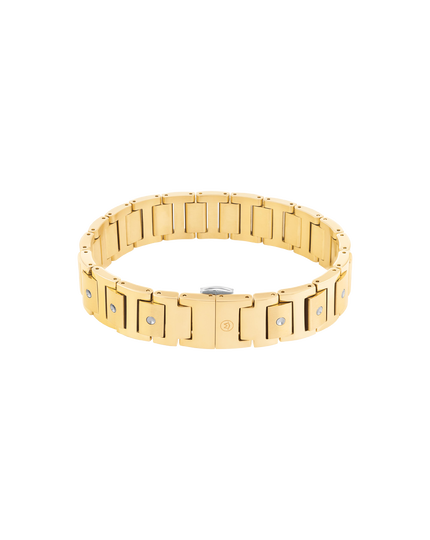 Luxury jewellery for men bracelets: white gold, ceramic, sapphire