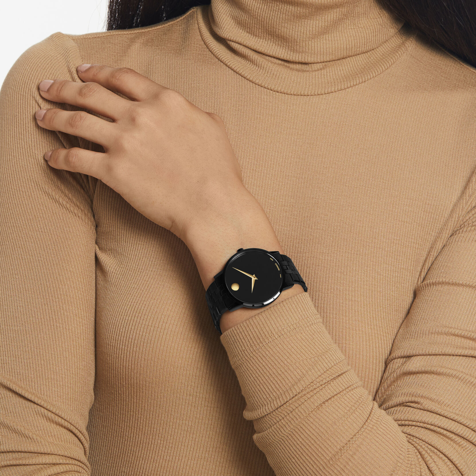 Movado | Classic and bracelet with dial watch black Museum
