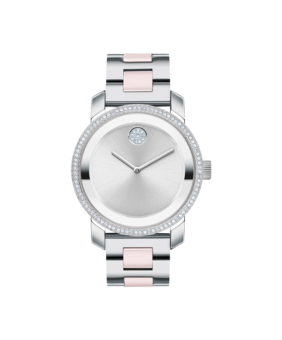 Movado BOLD Ceramic Watch with stainless steel and - Movado