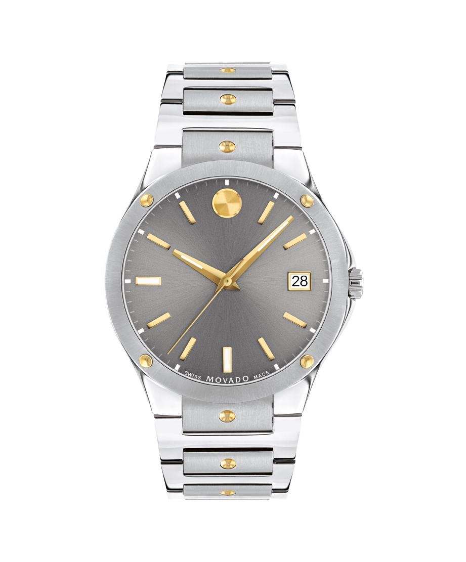 Movado SE With Movado Steel Stainless Gold - Accents Watch